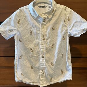 Janie &Jack Bunny Print Shirt